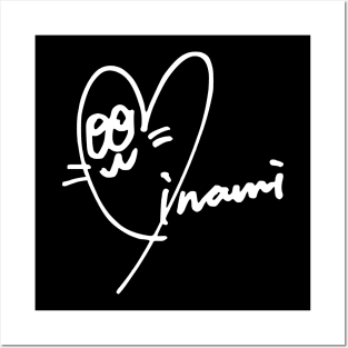 Minami Kotobuki White Signature Oshi no Ko T Shirt Design / Oshinoko Anime Characters Sign Posters and Art